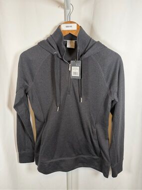 Dunning Golf Penrose Women’s Small Black Heather Performance Pullover NWT